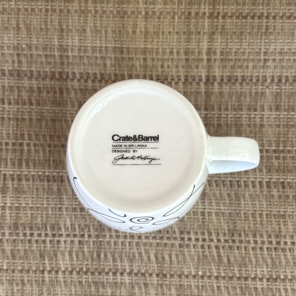 Crate & Barrel Daisy Doodle Coffee Cup designed by Judith Mossekruger - Picture 4 of 7
